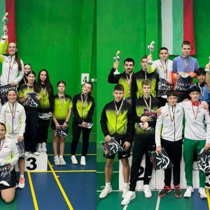 Два медала за Хасково от отборното първенство по бадминтон